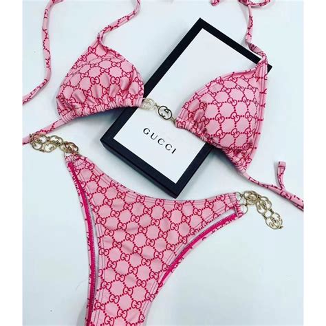 gucci 2 piece swimsuit|women gucci bikini.